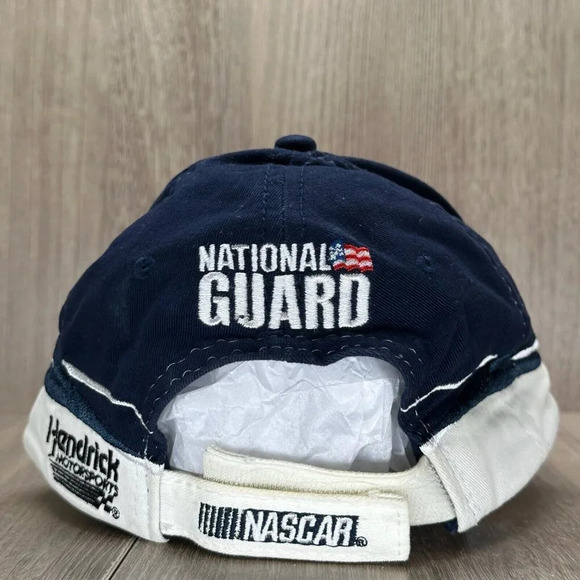 #88 Dale Earnhardt Jr National Guard NASCAR Hendrick Adjustable Baseball Cap Hat - Picture 3 of 9
